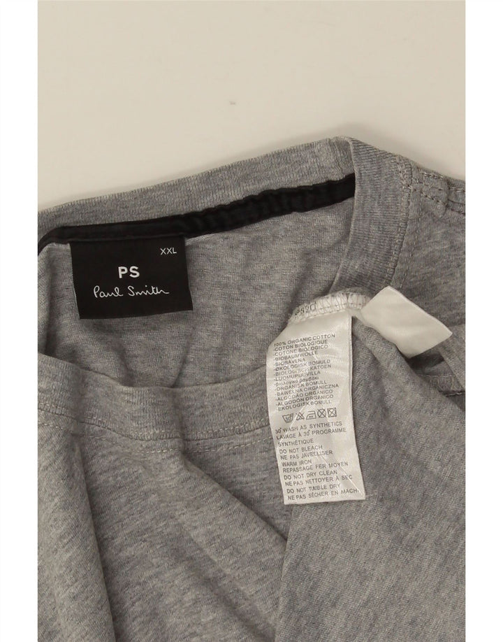 Tricou pentru bărbați PAUL SMITH Top 2XL bumbac gri