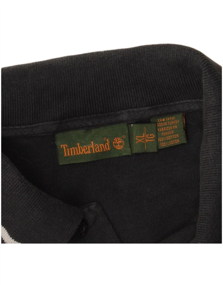 Tricou polo pentru bărbați TIMBERLAND XL, bumbac negru