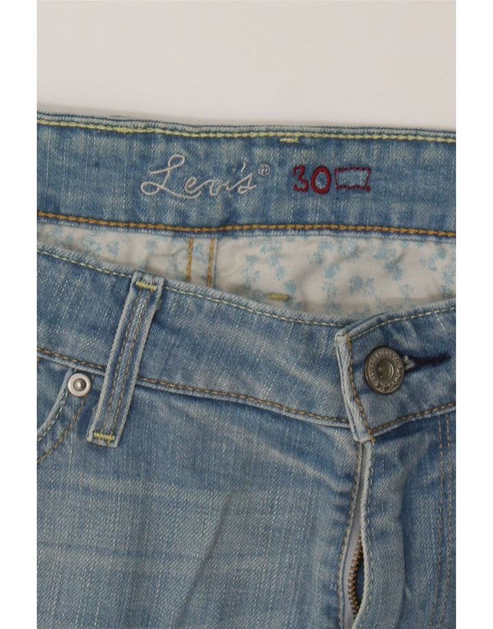 LEVI'S Womens Denim Shorts W30 Medium Blue Cotton Vintage Levi's and Second-Hand Levi's from Messina Hembry 