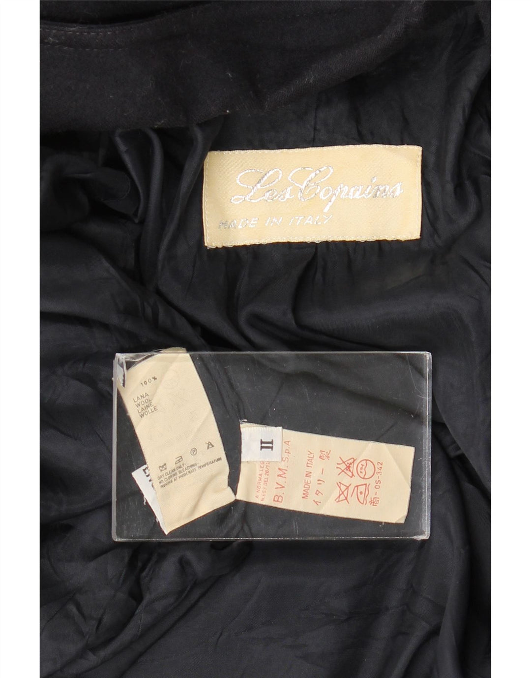 Jachetă Blazer pentru femei Les Copains, cu două piepturi, UK 14 Medium Bleumarin