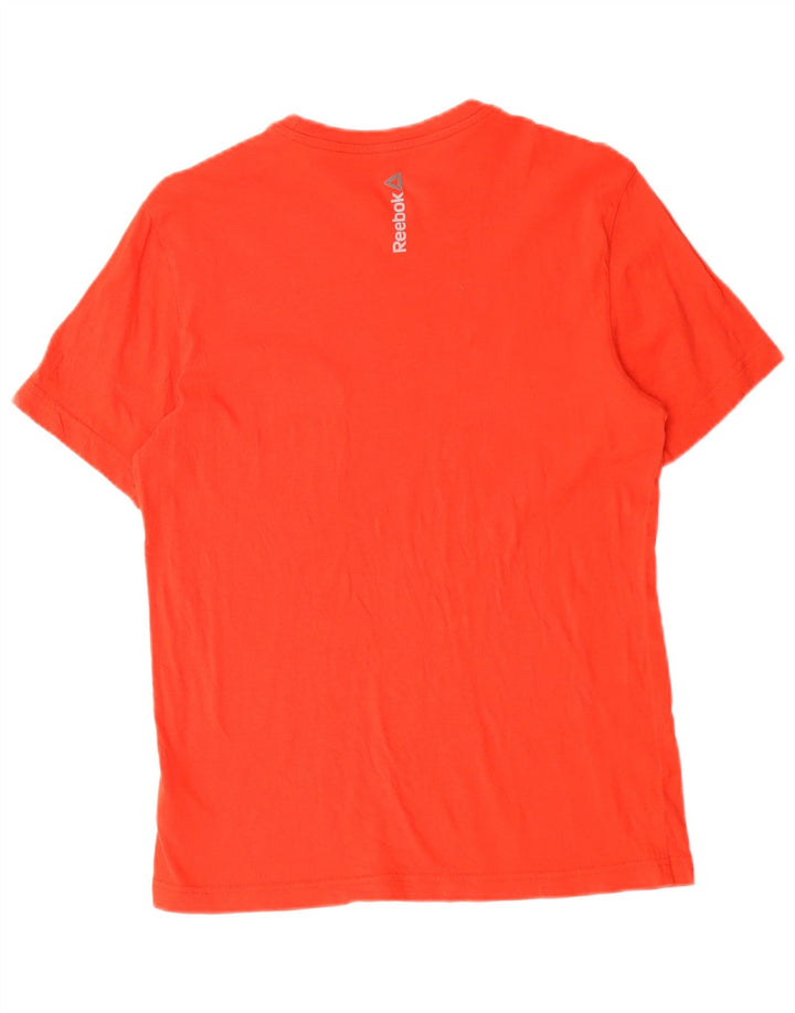 Tricou grafic Reebok pentru bărbați Top mic, roșu, bumbac
