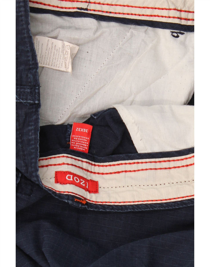 Pantaloni Cargo Drepți Izod Bărbați L36 L32 Bumbac bleumarin