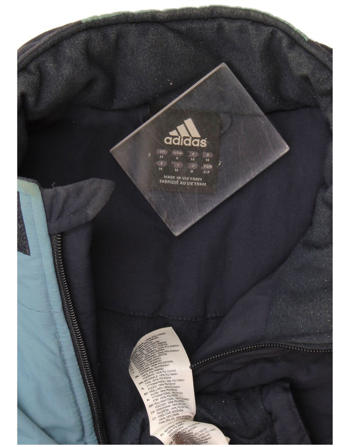 Jachetă pentru bărbați Adidas Windbreaker UK 38 Medium Bleumarin Poliamidă Colorblock