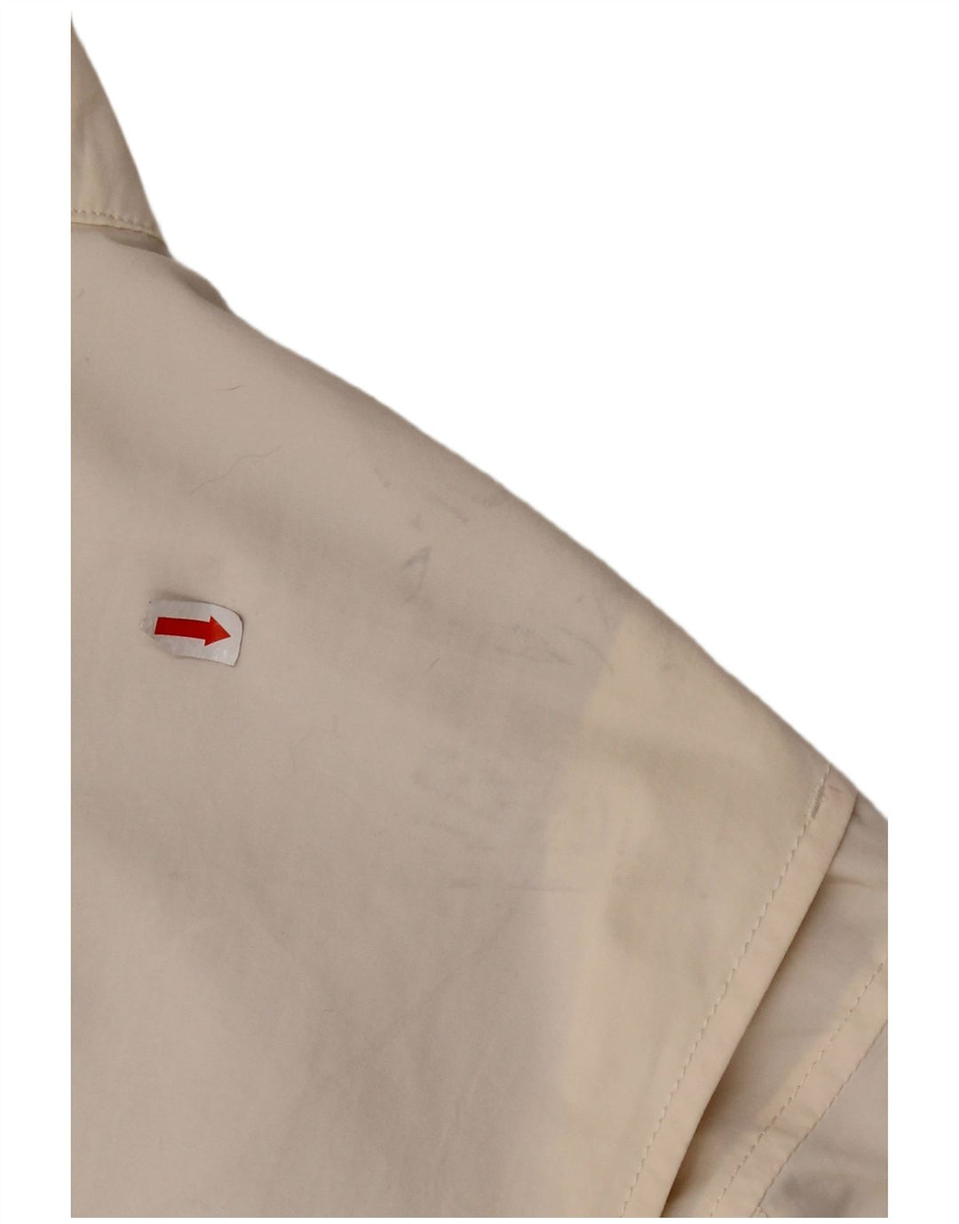 BLAUER Mens Bomber Jacket UK 44 2XL Off White Polyamide