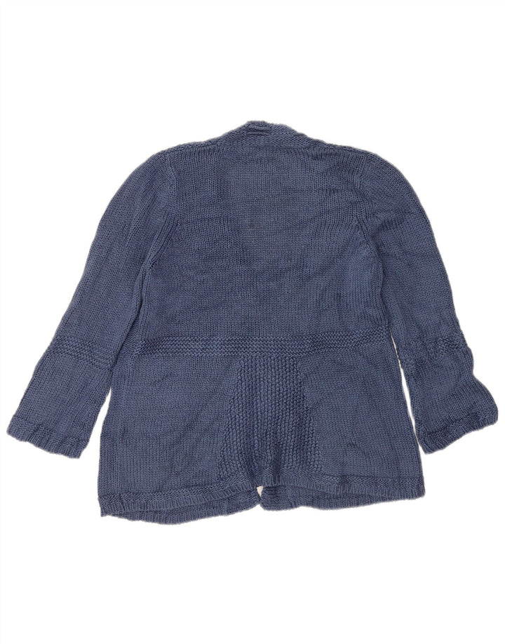 Pulover cardigan cu mâneci 3/4 pentru femei Marks & Spencer UK 14 Medium Blue