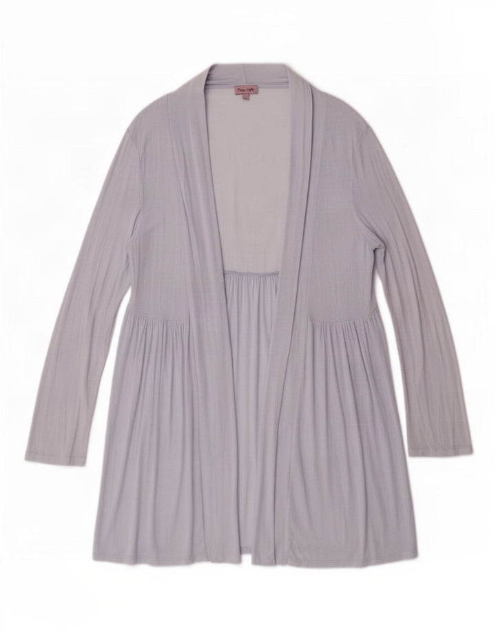 Phase Eight Womens Cardigan Longline Top UK 12 Medium Blue Viscose
