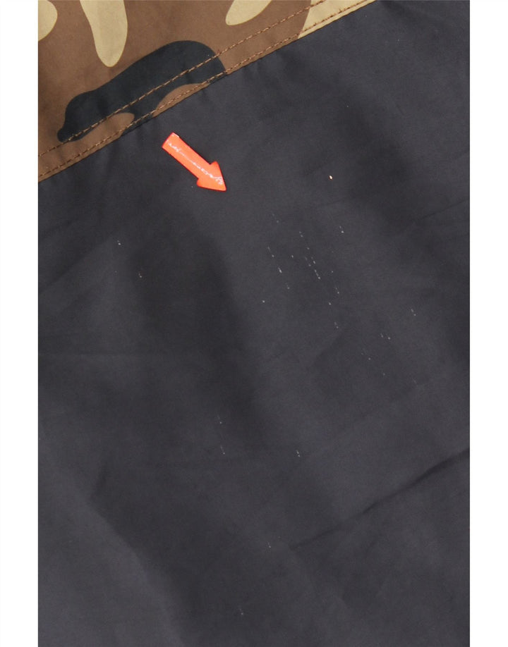 Jachetă parka cu glugă pentru băieți Zara 13-14 ani, camuflaj multicolor