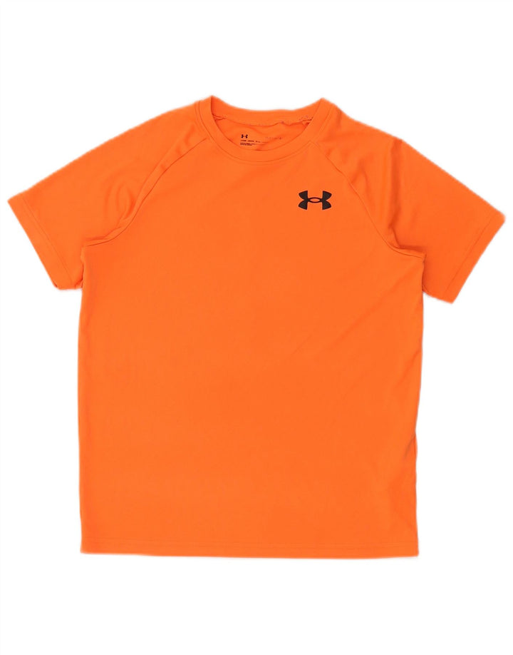 Tricou pentru băieți UNDER ARMOUR Top 11-12 ani Poliester portocaliu mare