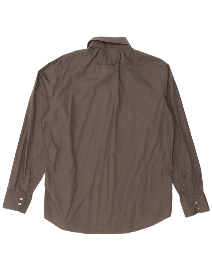 Cămașă pentru bărbați HUGO BOSS, cu o formă regulată, mărimea 44 17 1/2 XL, bumbac gri