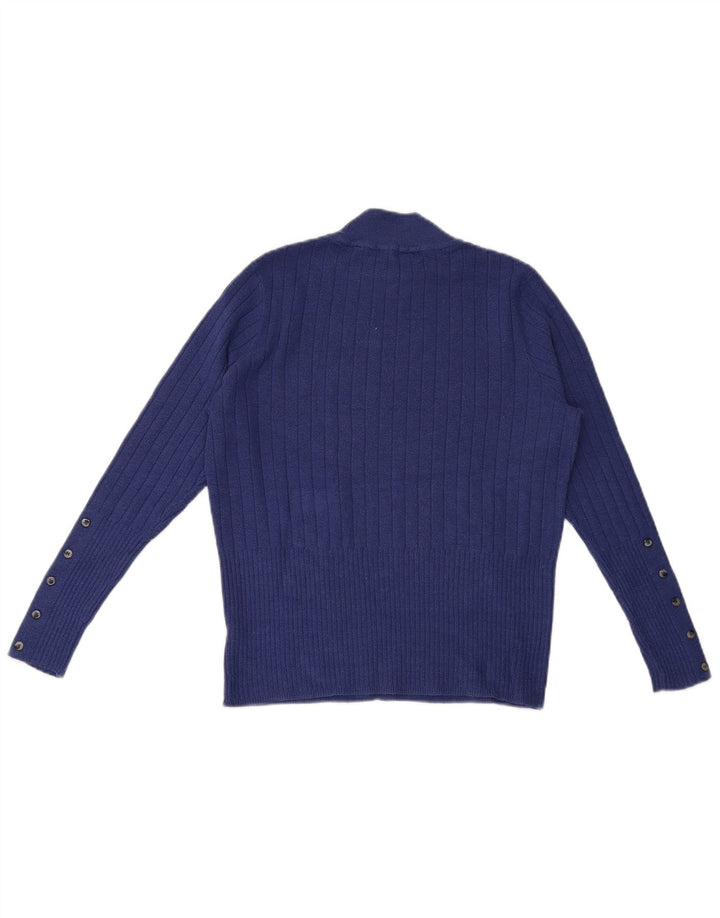 Pulover cu gât țestoasă pentru femei Marks & Spencer UK 14 Medium Blue