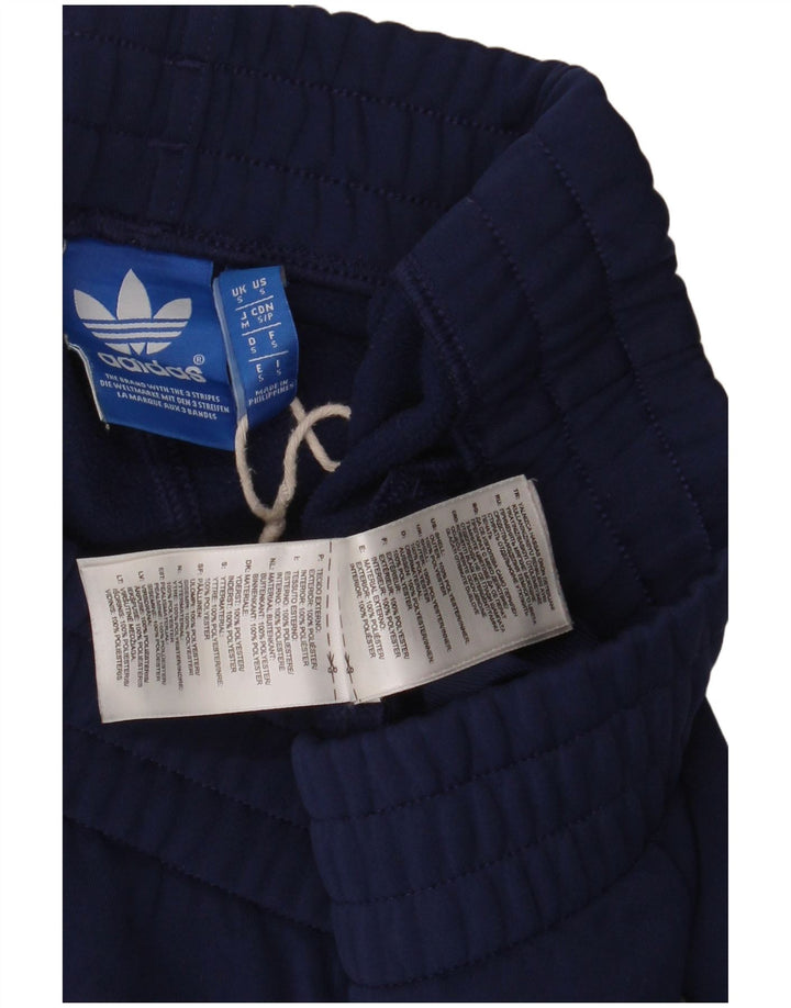 Pantaloni de trening cu grafic pentru bărbați Adidas, poliester, albastru mic