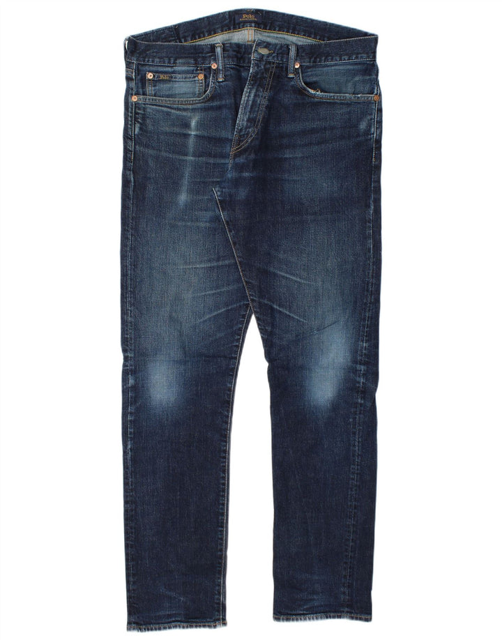 POLO RALPH LAUREN Blugi slim pentru bărbați W34 L32 Bumbac albastru