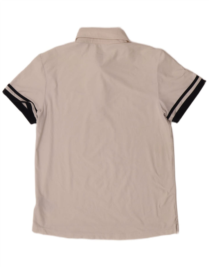 Tricou polo Nike Dri Fit pentru bărbați Marea Britanie 38/40 Poliester color bloc alb mediu