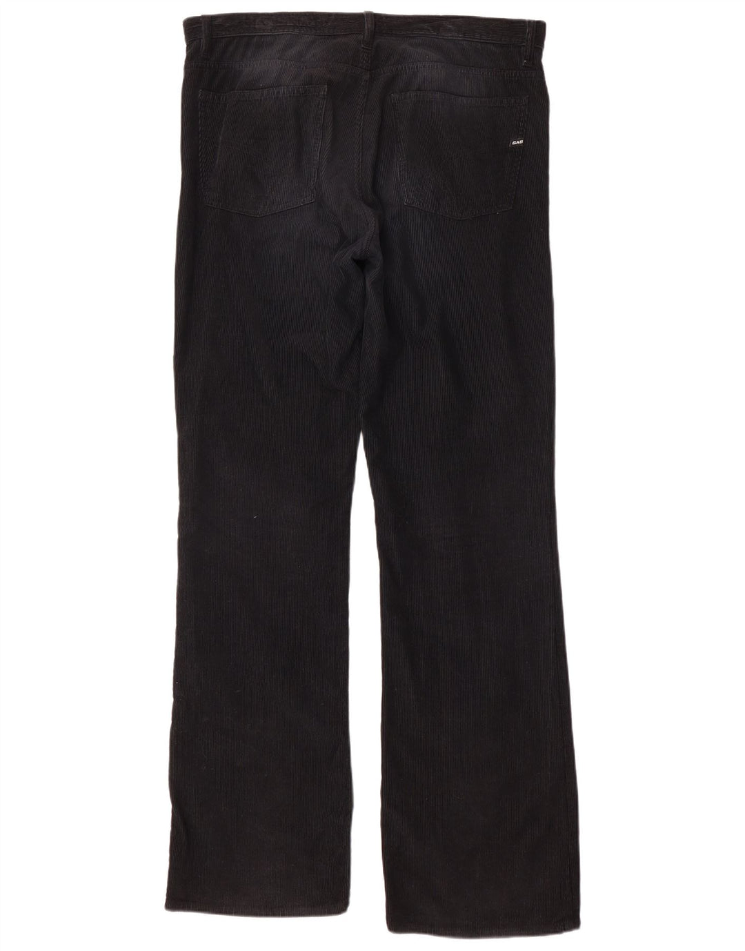 Pantaloni pentru bărbați Gas Bootcut din velur W36 L34 negri
