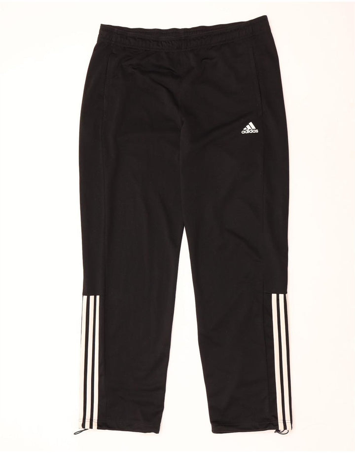 Pantaloni de trening Adidas pentru bărbați Marea Britanie 42/44 Poliester negru mare