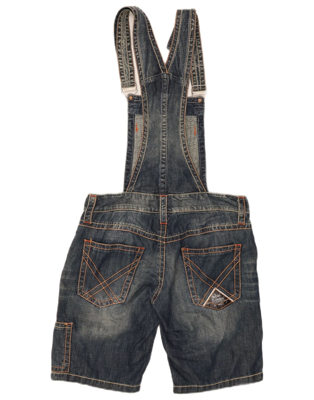 ROY ROGERS Pantaloni scurți din denim salopete pentru femei IT 41 Small W27 Bumbac albastru