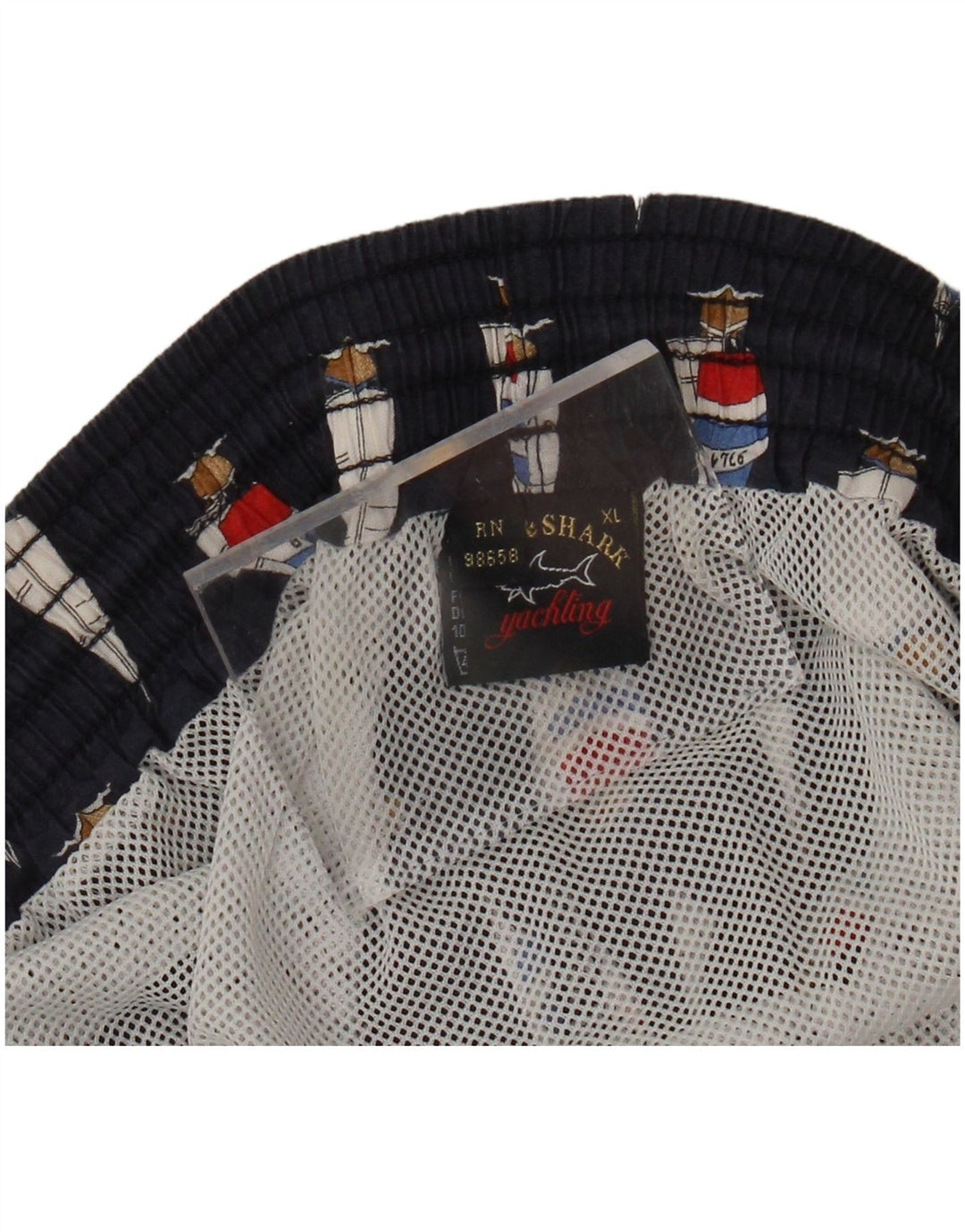 PAUL & SHARK Pantaloni scurți sport grafic pentru bărbați XL, bumbac bleumarin