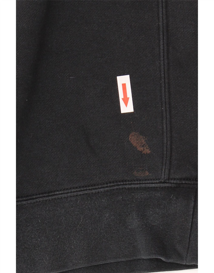 Pulover NIKE pentru bărbați, bumbac mediu negru