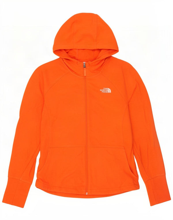 Pulover The North Face pentru femei, cu fermoar, UK 16, bumbac mare portocaliu