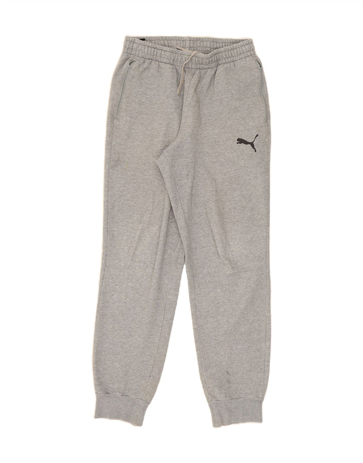 PUMA Mens Tracksuit Trousers Joggers Small  Grey Cotton Vintage Puma and Second-Hand Puma from Messina Hembry 
