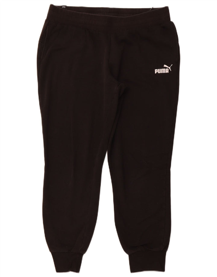 Pantaloni de trening PUMA pentru femei Pantaloni de jogging UK 16 Large Black