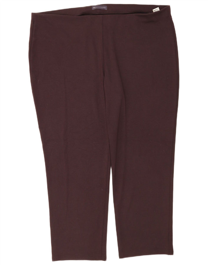Leggings subțiri pentru femei Marks & Spencer UK 22 3XL Maro Poliester