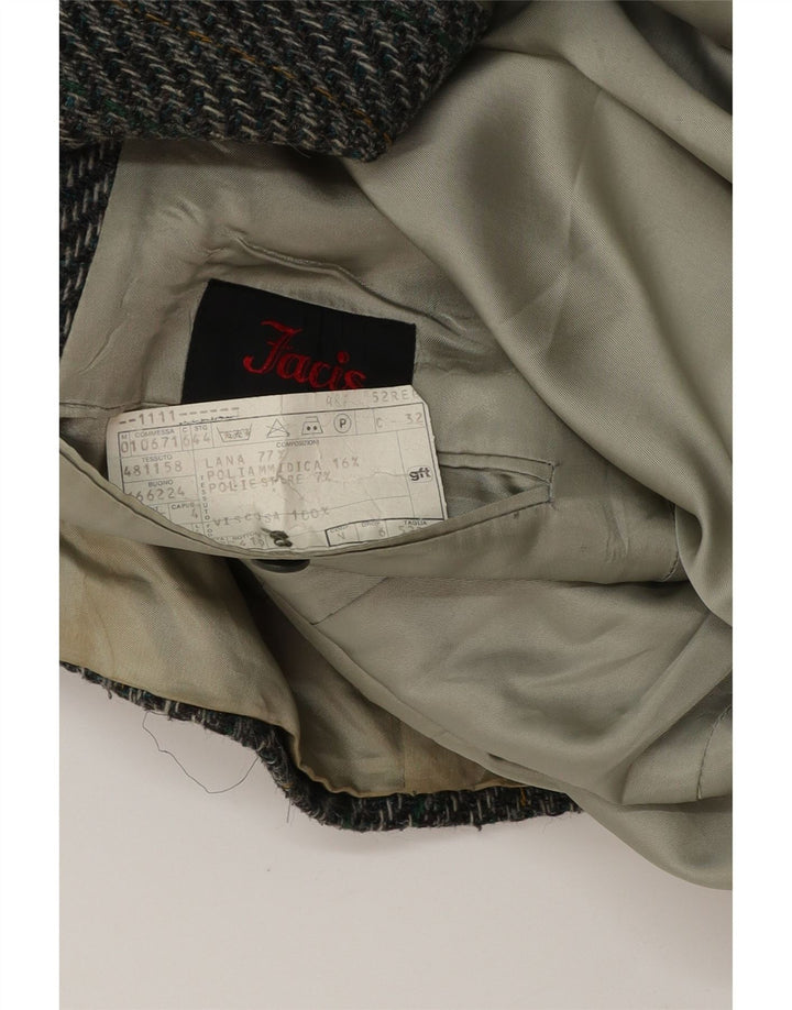 Jachetă pentru bărbați Facis, cu 2 nasturi, IT 52 XL, lână gri cu oase