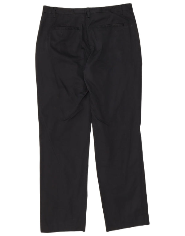 Pantaloni drepți pentru bărbați Ted Baker L34 L30 bumbac negru