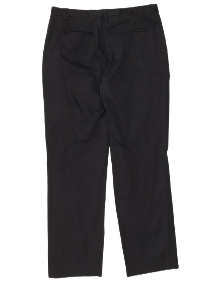 Pantaloni drepți pentru bărbați Ted Baker L34 L30 bumbac negru