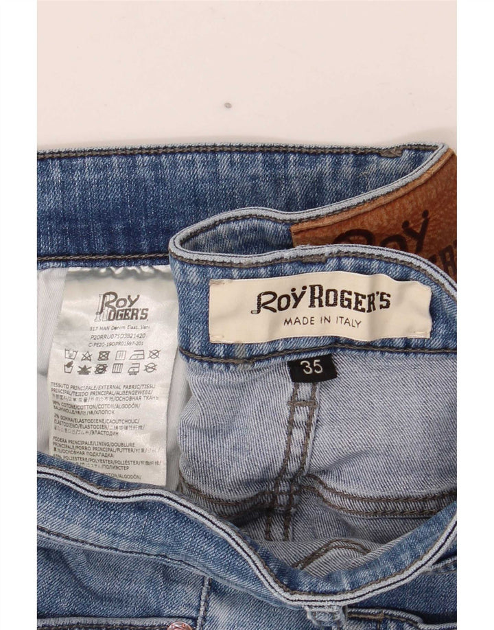 Blugi skinny pentru femei Roy Rogers W35 L32 albastru