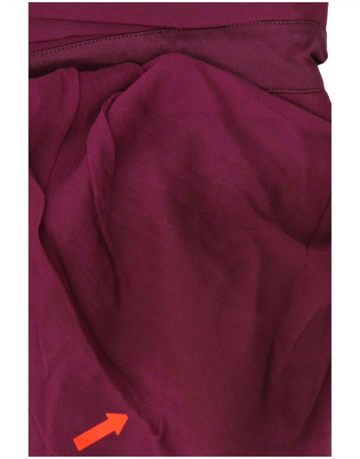 Karen Millen Rochie pentru femei cu un singur umăr UK 12 Poliester violet mediu