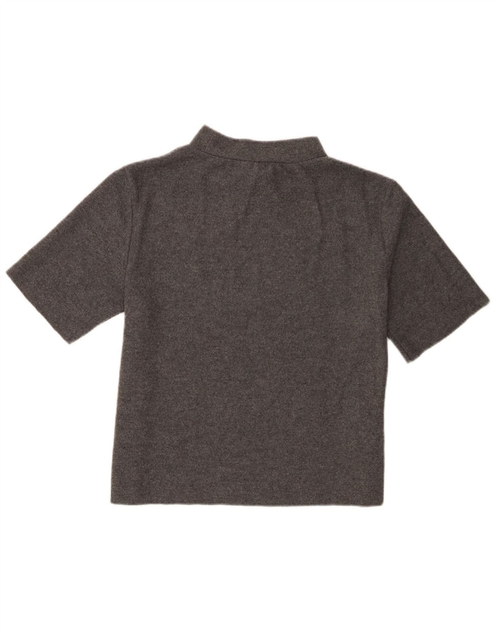 Top tricou pentru femei Zara UK 14 mare, gri, poliester