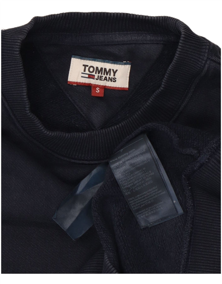 Hanorac pentru bărbați Tommy Hilfiger Pulover mic din bumbac bleumarin