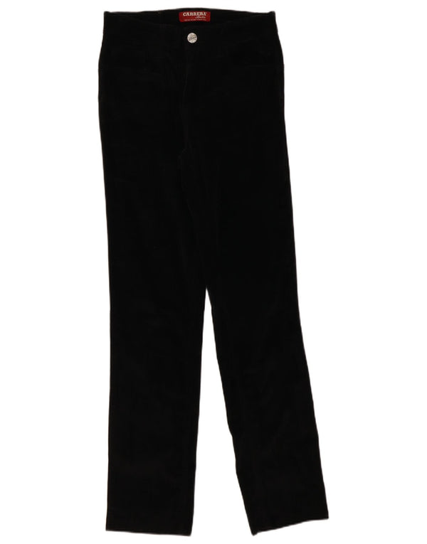 Pantaloni drepti din catifea pentru femei Carrera 753 W28 L33 bumbac negru