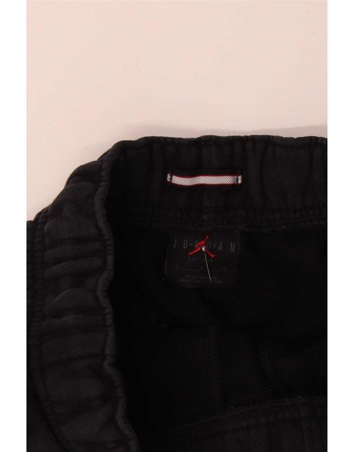 Pantaloni de trening Jordan pentru bărbați Joggeri mici Bumbac negru