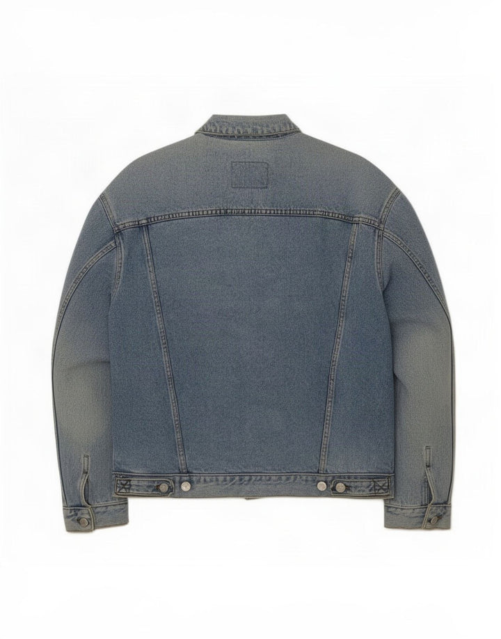 Jachetă de blugi pentru bărbați Uniform UK 40 Large Blue