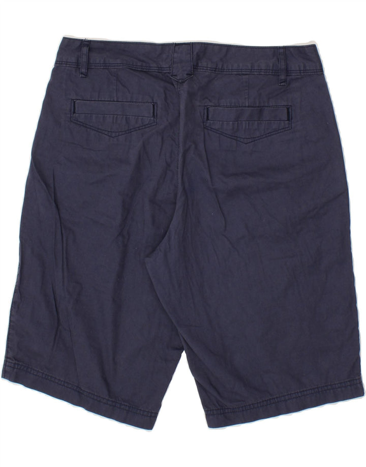 EDDIE BAUER Womens Chino Shorts US 8 Medium W30  Navy Blue Cotton Vintage Eddie Bauer and Second-Hand Eddie Bauer from Messina Hembry 