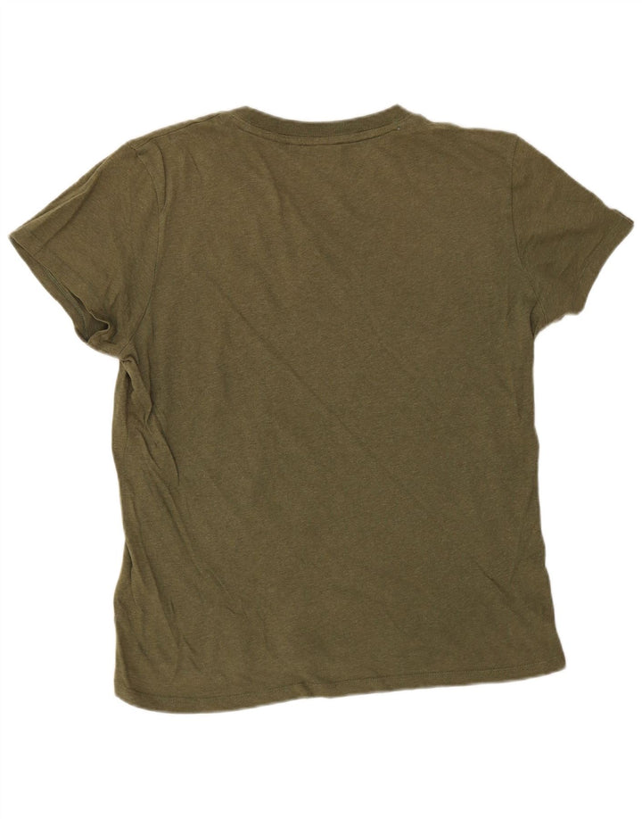 Tricou Bărbați Superdry Top Medium Kaki Bumbac