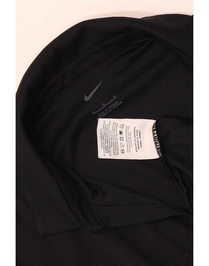 Tricou polo Nike San Francisco pentru femei UK 14 Poliester negru mare