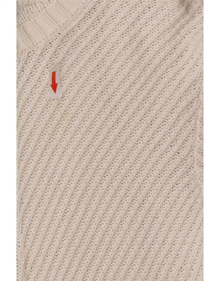 Pulover pentru femei Marks & Spencer cu gâtul cu barca UK 14 Medium Off White