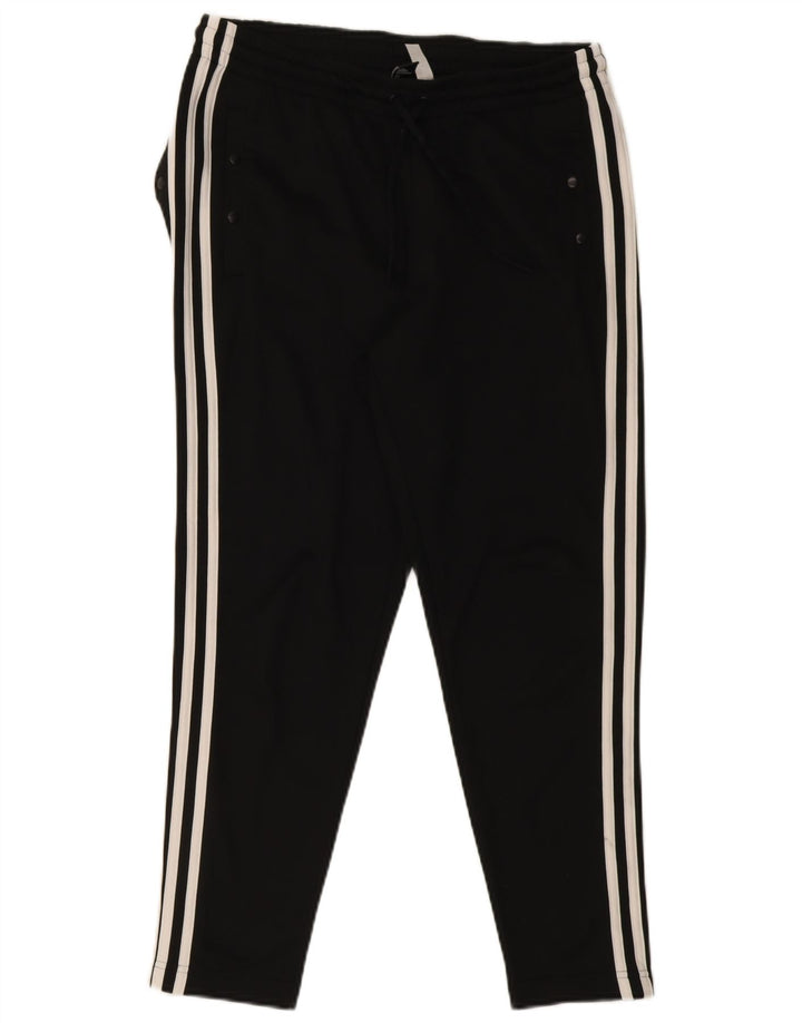 Pantaloni de trening Adidas pentru femei UK 12/14 Poliester mediu negru