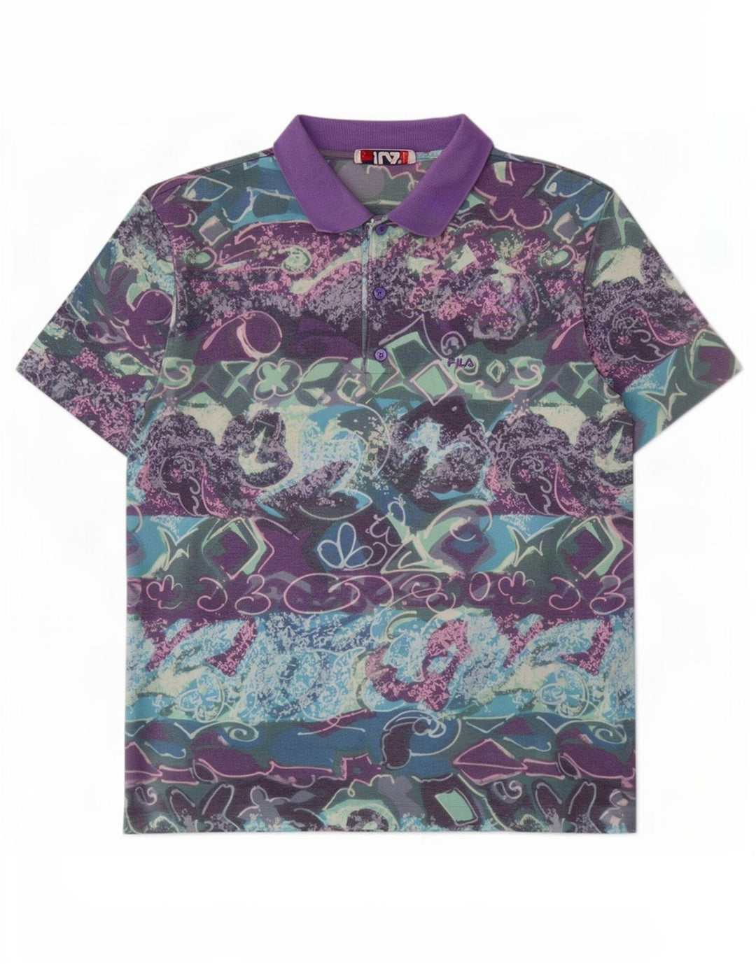 Tricou Polo Bărbați Fila IT 52 Large Multicolor Geometric