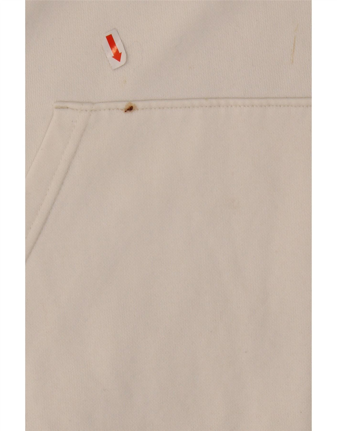 VANS Pulover cu glugă cu grafic pentru femei UK 18 XL Bumbac alb