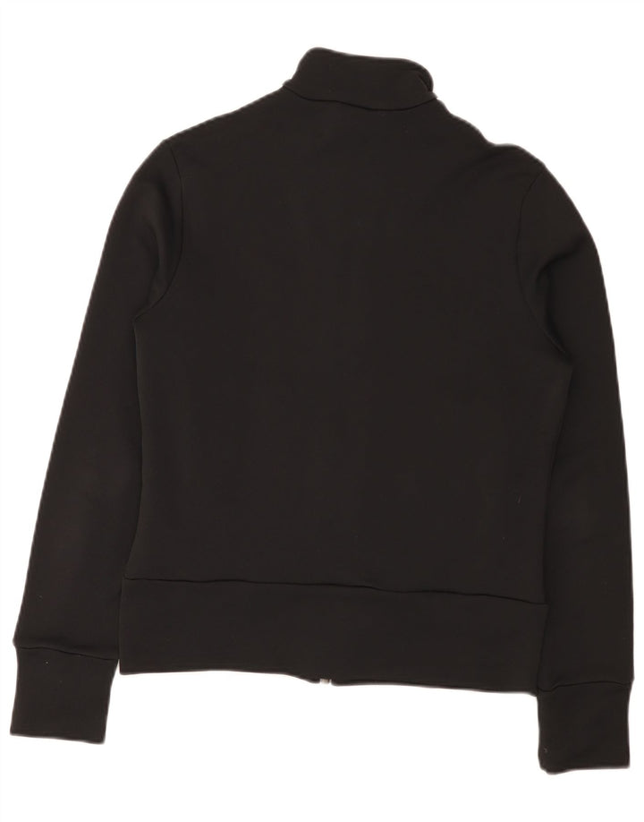 Jachetă de top pentru trening Adidas pentru femei UK 14 Poliester mediu negru