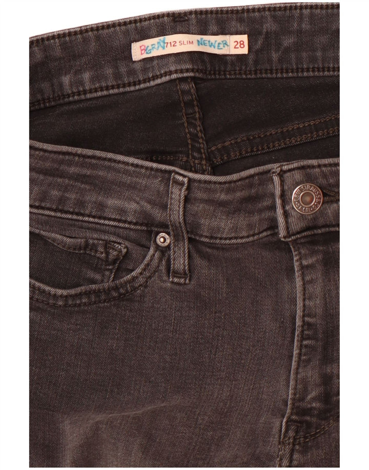 Blugi Levi's 712 Slim pentru femei W28 L30 gri