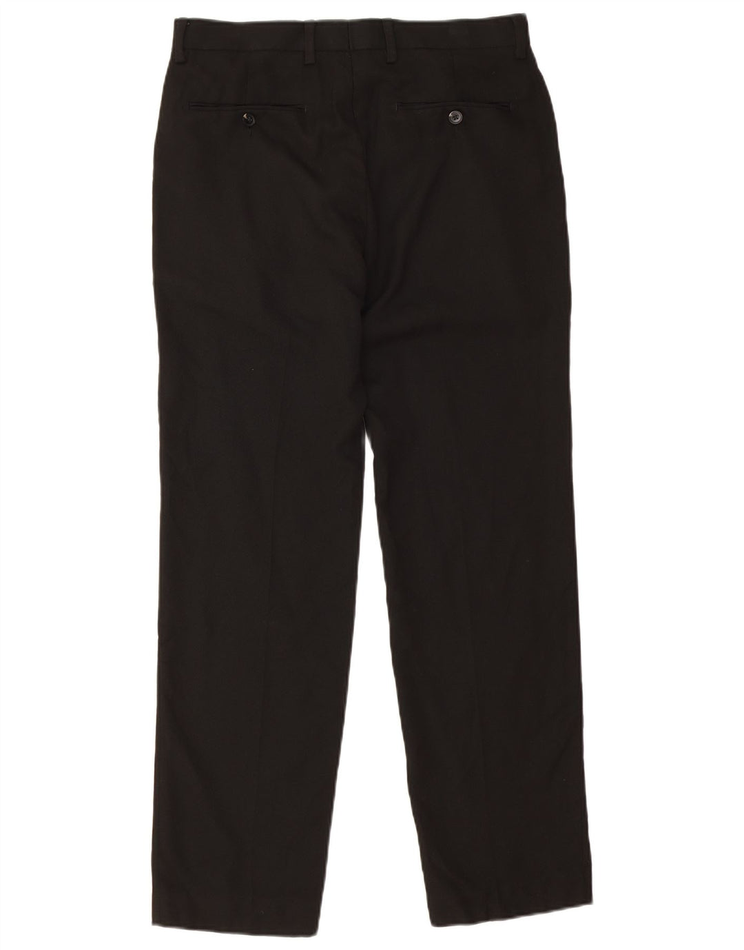 Pantaloni chino drepti pentru femei Marks & Spencer L32 L31 Poliester negru