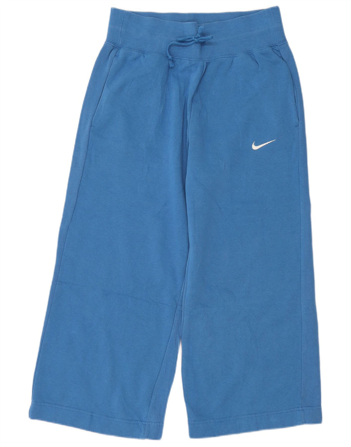 Pantaloni de trening Nike Crop Wide Leg pentru femei UK 14 Medium Blue