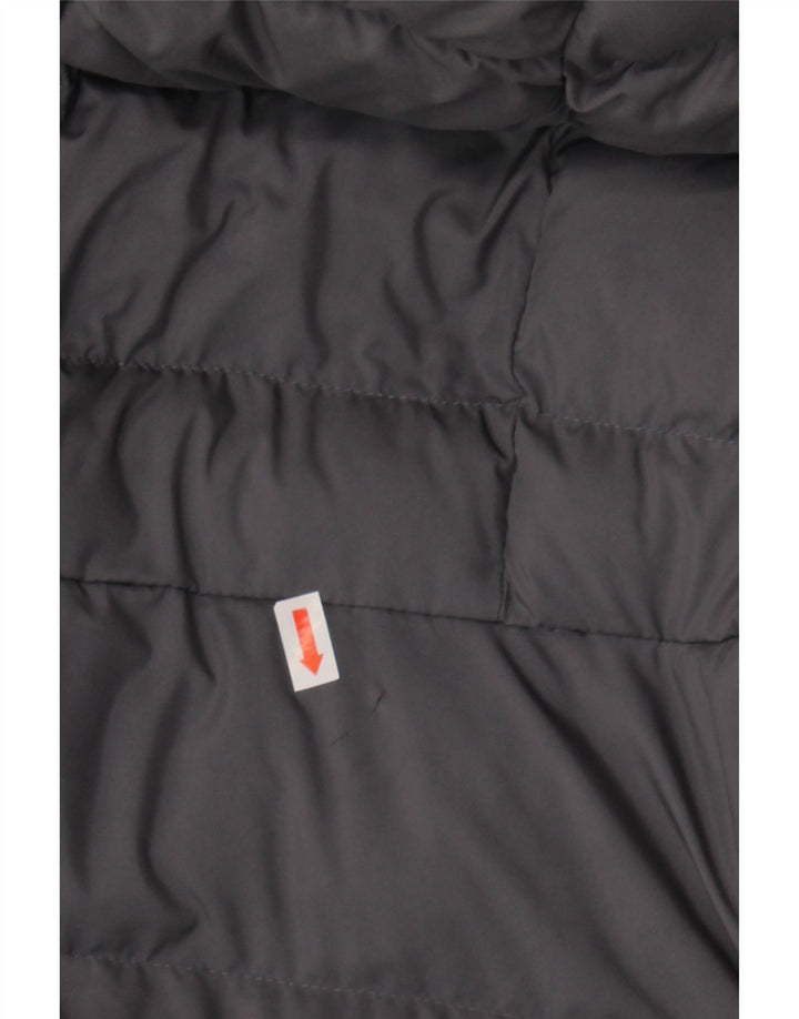 Jachetă căptușită cu glugă grafică Under Armour, pentru băieți, 12-13 ani, gri colorblock