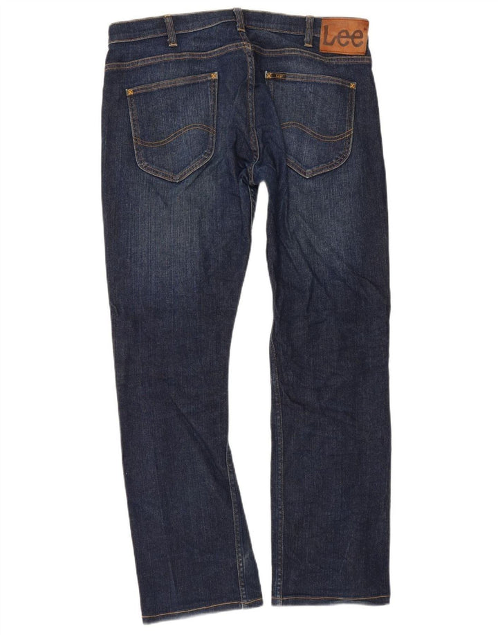 Blugi pentru bărbați Lee Powell Bootcut W36 L34 bumbac bleumarin