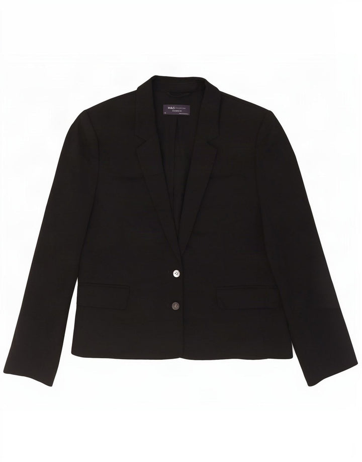 Jachetă pentru femei Marks & Spencer Tailored Fit Blazer UK 14 Medium Black